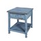 Alaterre Furniture Country Cottage End Table, Rustic Blue Antique Finish ACCA01BA - alternate 1